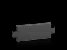 Rittal AX Side Plinth Panels 400x100mm Black - 2820410