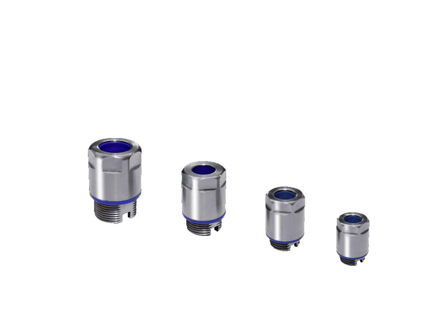 HD M20x1.5 Stainless Steel Cable Gland With Lock Nut - 2410021 [5 Pieces]