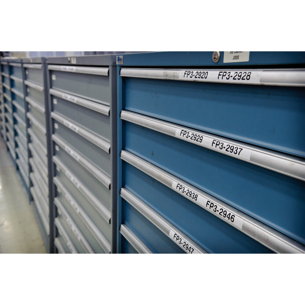 Brady M211 White Vinyl Label Tape 19mm x 6.4m Black Print - 142797