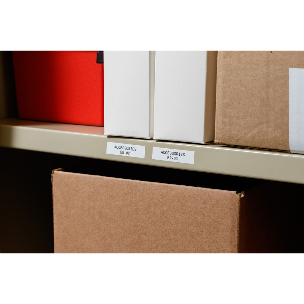 Brady M211 White Vinyl Label Tape 19mm x 6.4m Black Print - 142797