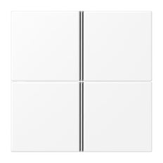 Jung F40 LS 4 Button KNX Control Panel Matt White - LS404TSAWWM