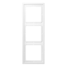 Jung LS Zero Triple Cover Frame White Matte - LSZ983BFWWM