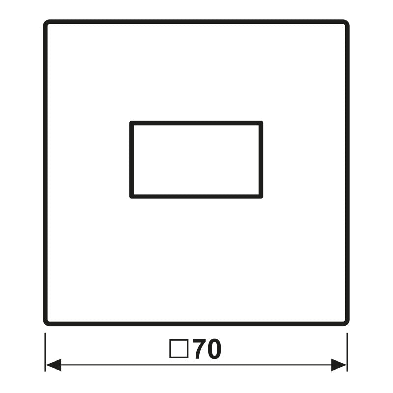 Jung LS990 USB Socket Cover Plate Graphite Black - LS1969USBSWM