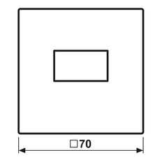 Jung LS990 USB Socket Cover Plate Graphite Black - LS1969USBSWM
