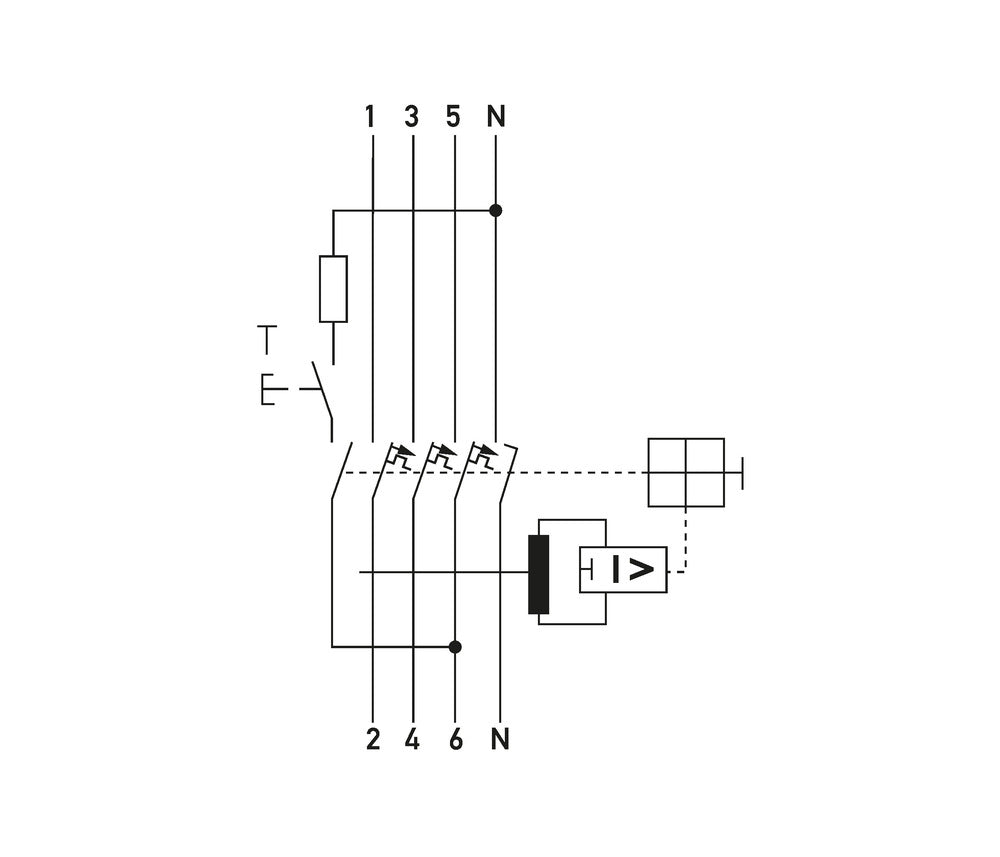 Doepke 40A Type A RCBO Circuit Breaker 300mA 3P+N - 09945118