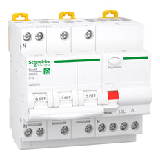 Schneider Resi9 RCBO 3P+N 16A C-Curve 30mA 6kA - R9D55716