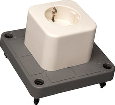 ABB Cover 3640 Single Schuko Socket Recycled Plastic - 1SPA007130F9212 [25 Pieces]