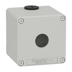 Metal Control Station Enclosure XAP 22mm Single Hole Grey - XAPD1501