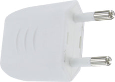 Euro Power Plug 2.5A White - 177013009 [10 Pieces]