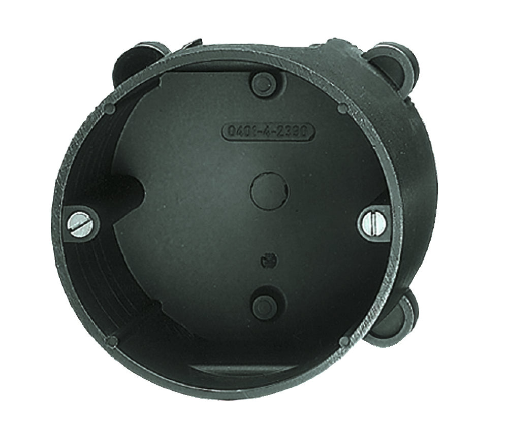 Black Flush Mount Box For 25A Perilex Socket - 2307100