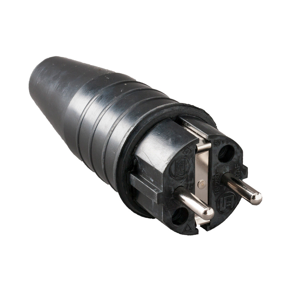 Heavy Duty Industrial Rubber Power Plug 16A 250V - 104446 | Tameson.com