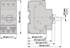 Eaton PKZM0 6.3A Motor Protection Circuit Breaker - 199185