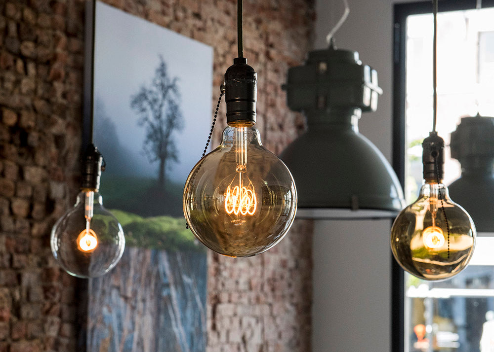 Bailey Spiraled Leslie G125 LED Filament Globe 3.2W Gold - 145017