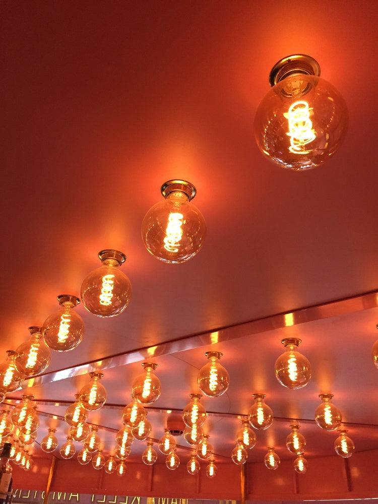 Bailey Spiraled William G95 LED Filament Bulb E27 3.2W Gold - 145015