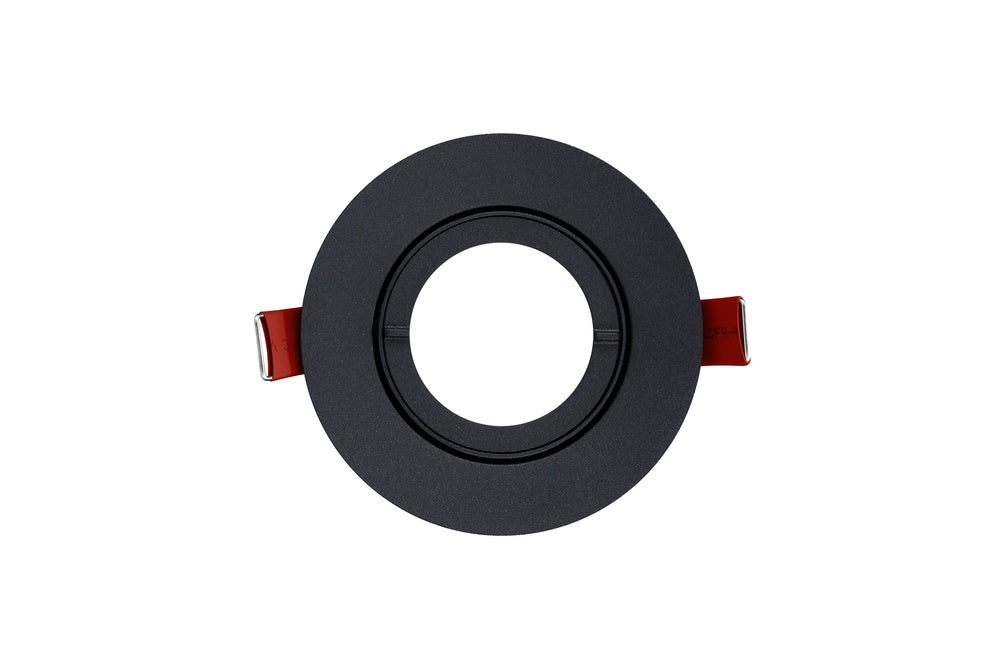 Lumiance Inset Trend 75 Swing IP44 GU10 Downlight Black - 3084102