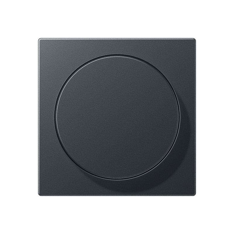 Jung A Range Rotary Dimmer Cover Matt Anthracite - A1740BFANM