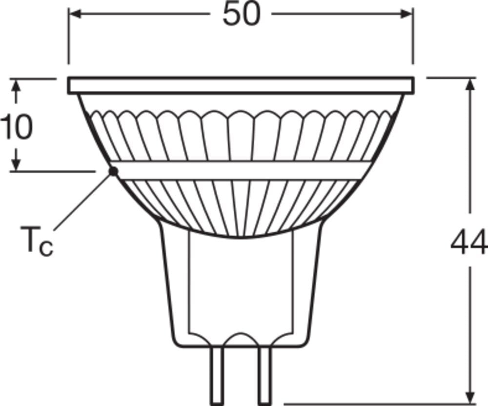 LEDVANCE Performance MR16 GU5.3 5W 940 Dimmable LED Spot - 4099854059735