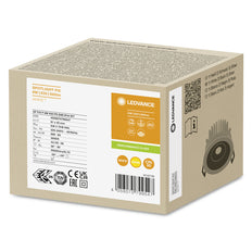LEDVANCE 8W Fixed LED Recessed Spot IP44 Warm White - 4058075799547