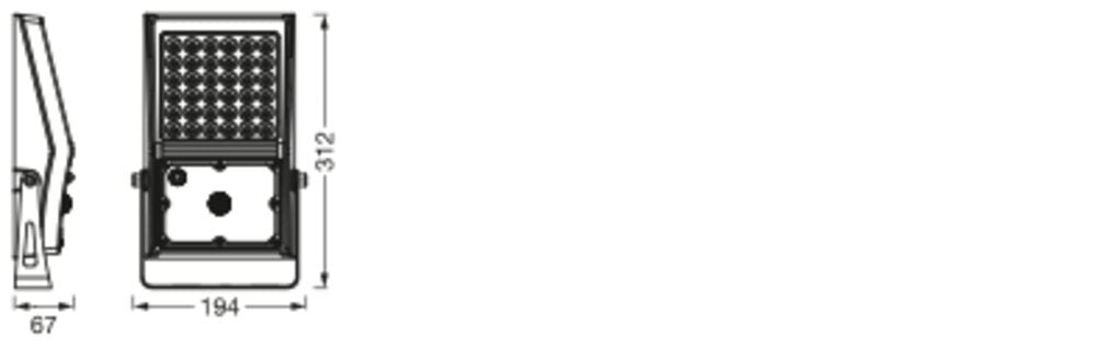 ENDURA Solar LED Flood Light 10W 4000K With Sensor - 4058075762350