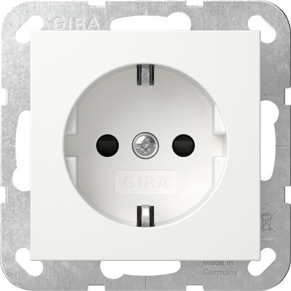 Gira System 55 SCHUKO Safety Plus Socket Outlet - 445303