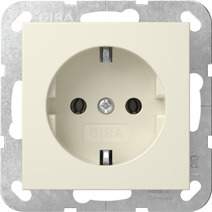 Gira System 55 SCHUKO Socket 16A Premium White - 446601 [2 Pieces]