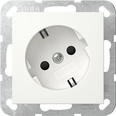 Gira System 55 SCHUKO Socket 30° Rotated Safety Plus - 441803