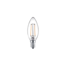 Philips CorePro LED Candle E14 2.2W 840 Clear Glass B35 - 8719514347342 [2 Pieces]