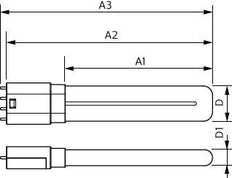 Philips CorePro LED PLL 8W 4-Pin 4000K Cool White Lamp - 8720169157019