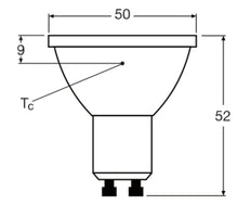 LEDVANCE Professional PAR16 GU10 LED Spot 8.3W 3000K Dimmable - 4099854058578