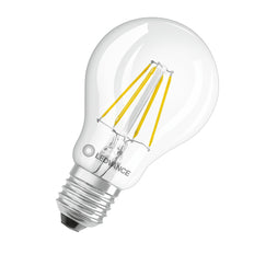 LED Classic E27 Filament Bulb 4W 827 Clear Glass - 4099854069697 [2 Pieces]