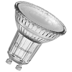 LEDVANCE PAR16 GU10 LED Spot 4.3W 827 Glass Reflector - 4099854045660 [2 Pieces]