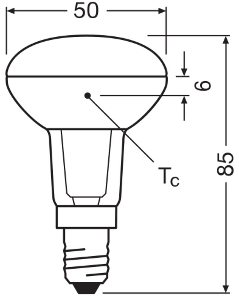 LEDVANCE Performance R50 LED Spot 5.9W E14 2700K Dimmable - 4099854058608