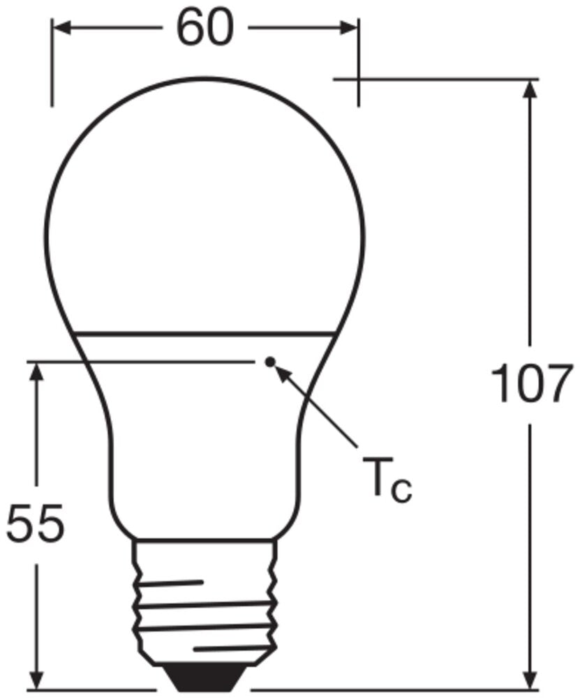 LEDVANCE Classic A P E27 LED Bulb 4.9W 840 Frosted - 4099854049538 [2 Pieces]