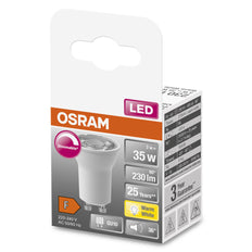 Osram LED Superstar PAR11 3W GU10 2700K Dimmable Spotlight - 4099854064111 [2 Pieces]