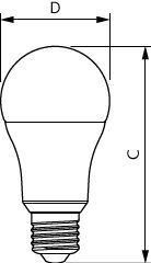 Philips CorePro LED A60 13W E27 3000K Bulb - 8720169169173