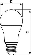 Philips CorePro LED A60 13W E27 3000K Bulb - 8720169169173