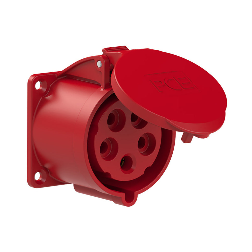 Shocket Ip54 Industrial CEE Panel Socket 32A 5P 400V IP54 - 325-6V | Tameson.com