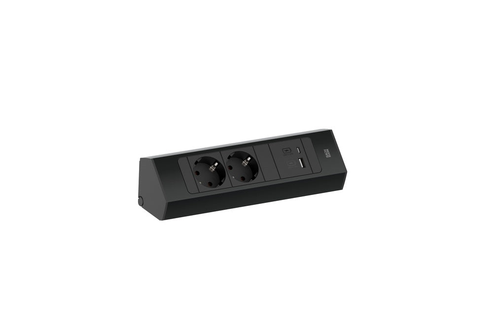Casia 2 Corner Power Unit With Dual USB Charging - 932.102