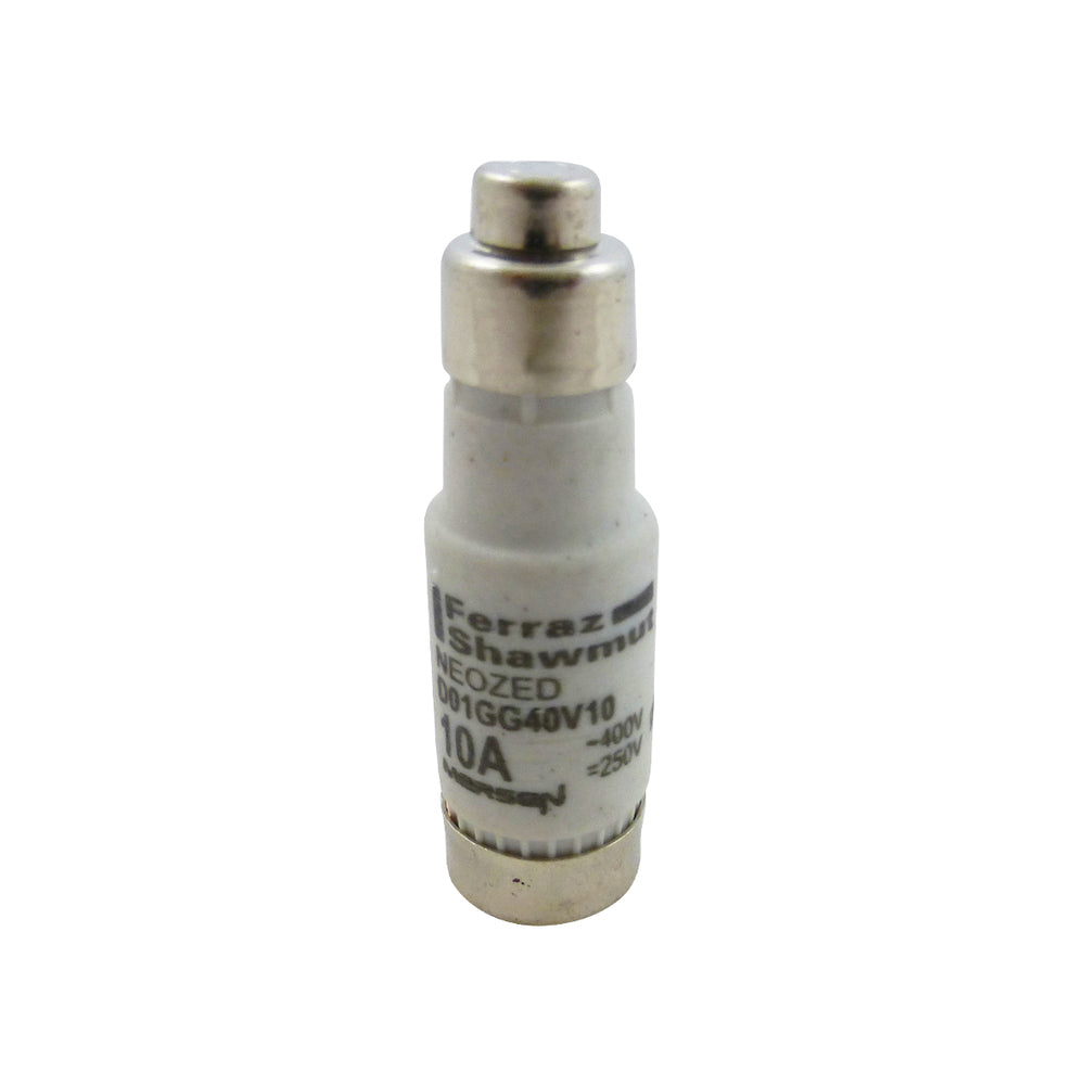 D01 Neozed Fuse Link 10A 400VAC 250VDC - W211090 [10 Pieces]