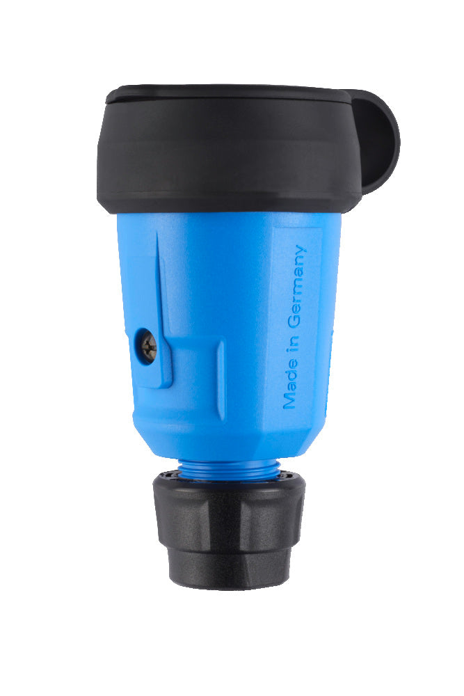 100000082 ABL Hightech SCHUKO IP44 Heavy Duty Connector Blue - 100000082 ...