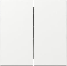 Gira System 55 Dual Rocker Switch Cover Pure White - 329503