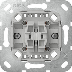 Gira 2-Gang Momentary Rocker Switch Insert 10A 250V - 315500