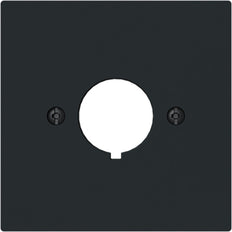 ABB 22.5mm Industrial Control Panel Cover Plate Black - 2CKA001724A4447