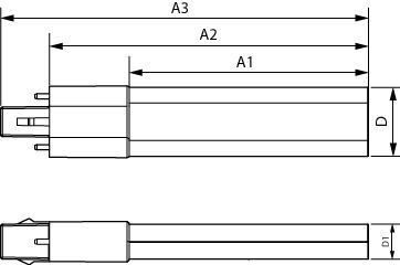 Philips CorePro LED PLS G23 3.5W 3000K 2-Pin Lamp - 8720169286542