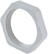 Hummel M12x1.5 Polyamide Cable Gland Locknut Grey - 1262120050 [100 Pieces]