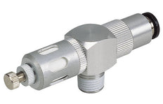 IN-8mm OUT-R1/8" Needle Silencer Quick Exhaust Valve