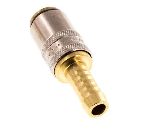 Brass DN 6 Mold Coupling Socket 9 mm Hose Pillar