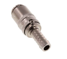 Stainless Steel DN 6 Mold Coupling Socket 9 mm Hose Pillar Double Shut-Off