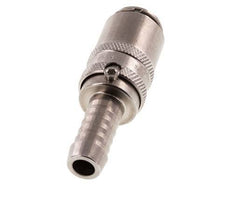 Stainless Steel DN 6 Mold Coupling Socket 9 mm Hose Pillar Double Shut-Off