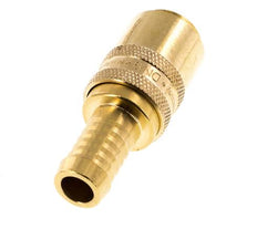 Brass DN 9 Mold Coupling Socket 13 mm Hose Pillar Double Shut-Off